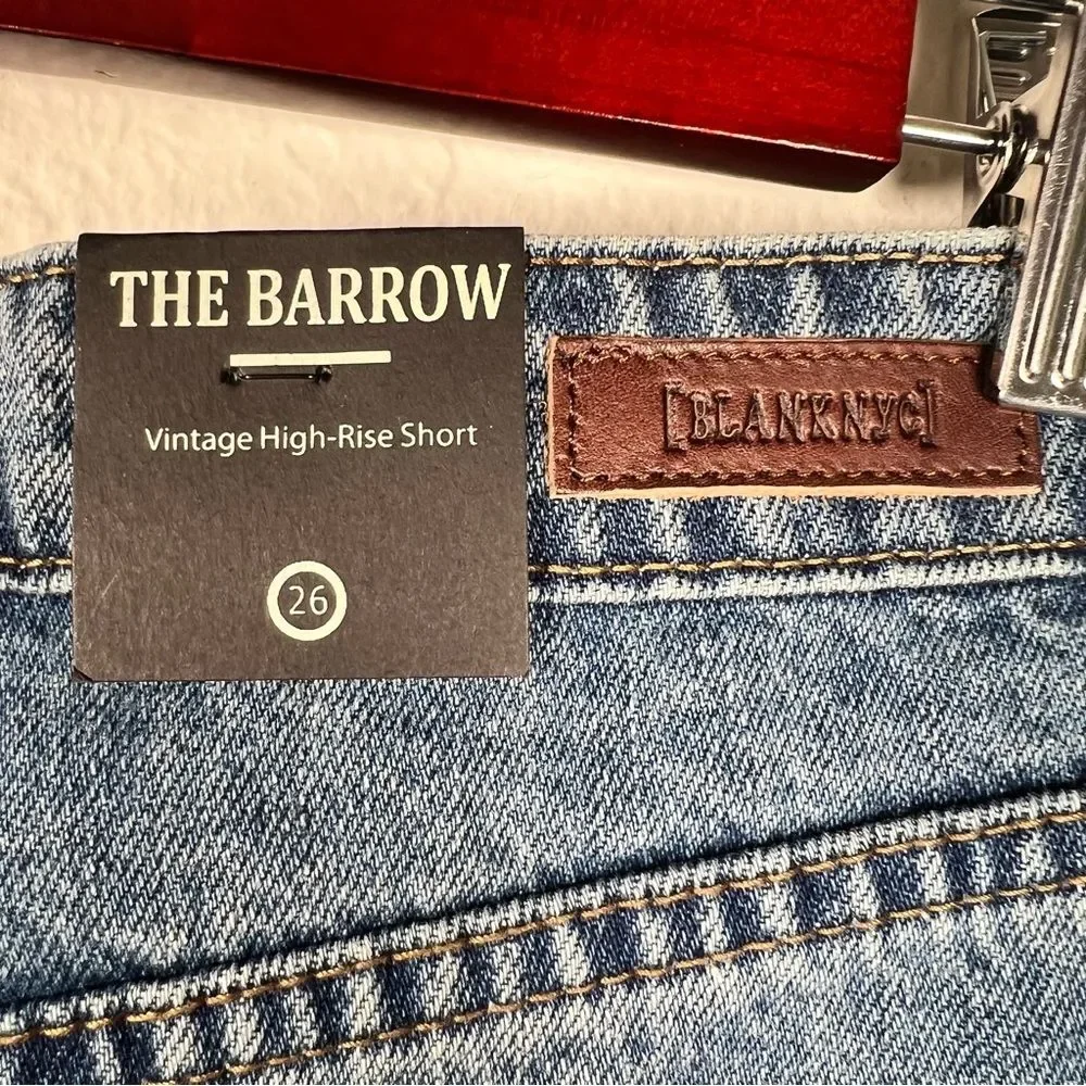 Blank NYC “The Barrow” jean shorts 🔥 NWT 🔥 high-rise size 25